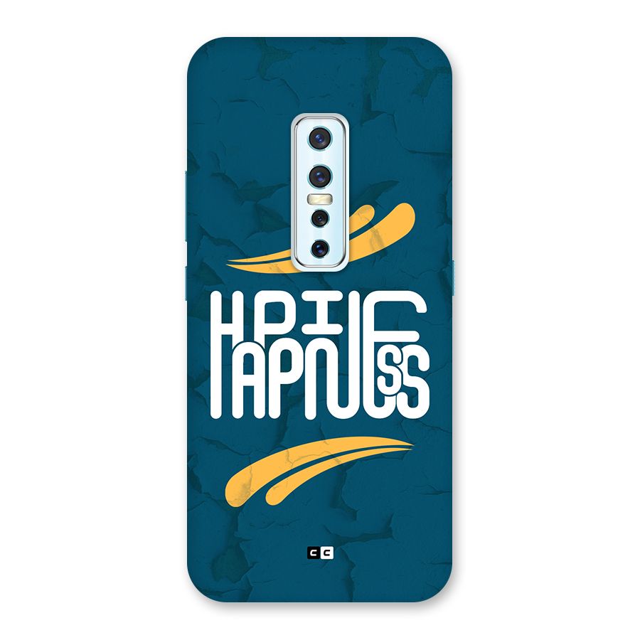 Happpiness Typography Back Case for Vivo V17 Pro