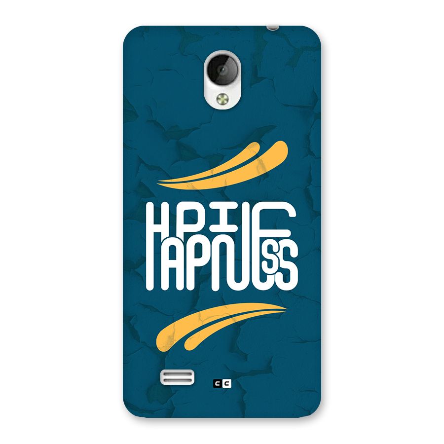Happpiness Typography Back Case for Vivo Y21