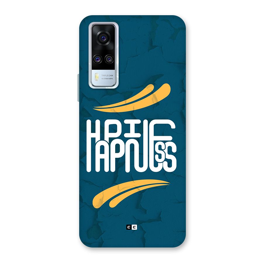 Happpiness Typography Back Case for Vivo Y31