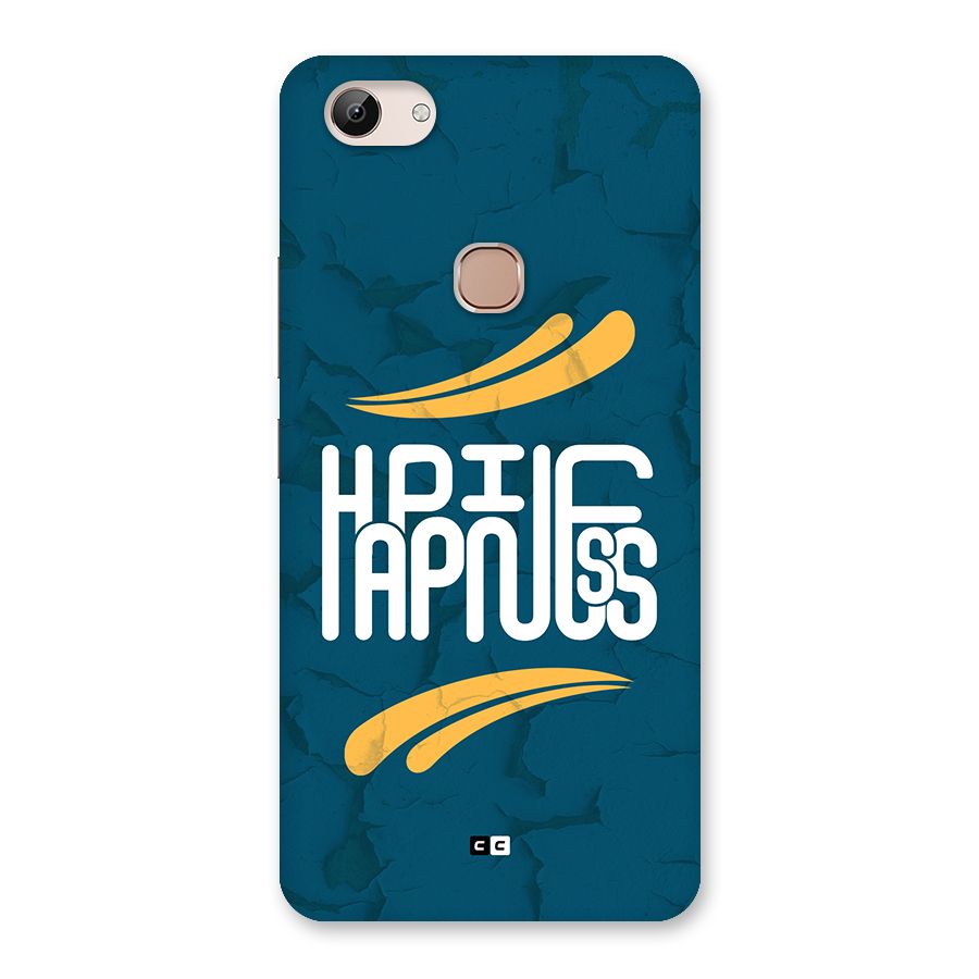 Happpiness Typography Back Case for Vivo Y83