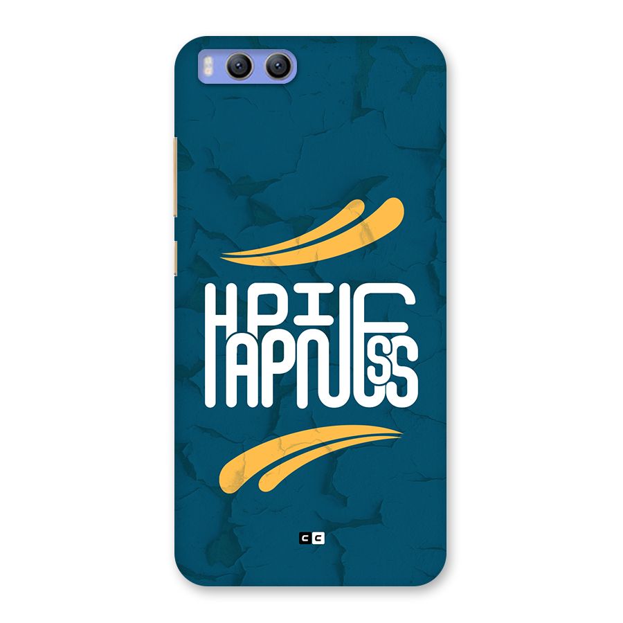 Happpiness Typography Back Case for Xiaomi Mi 6