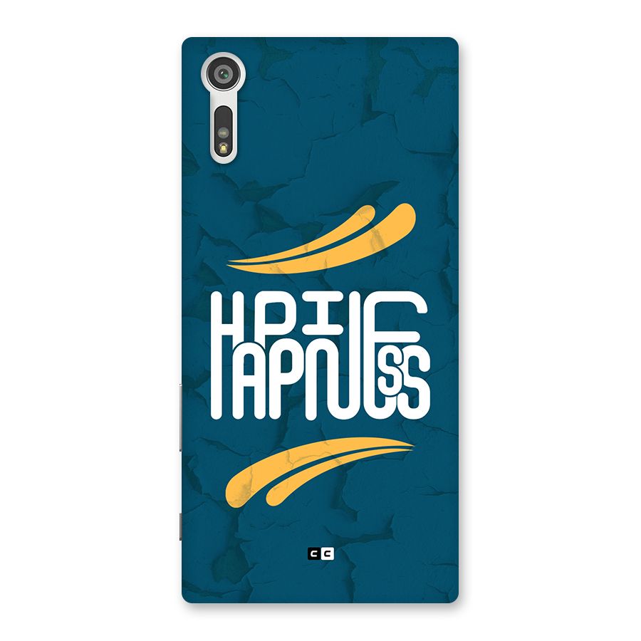 Happpiness Typography Back Case for Xperia XZ