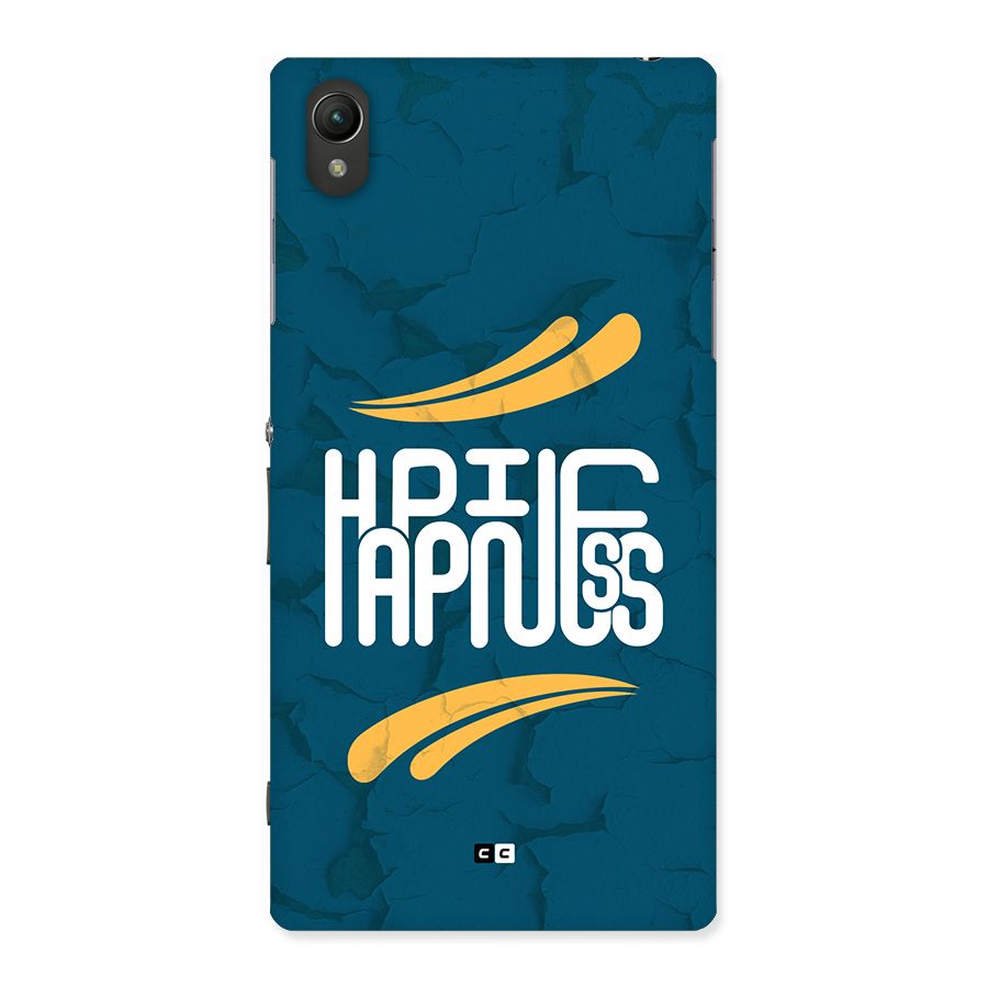 Happpiness Typography Back Case for Xperia Z1