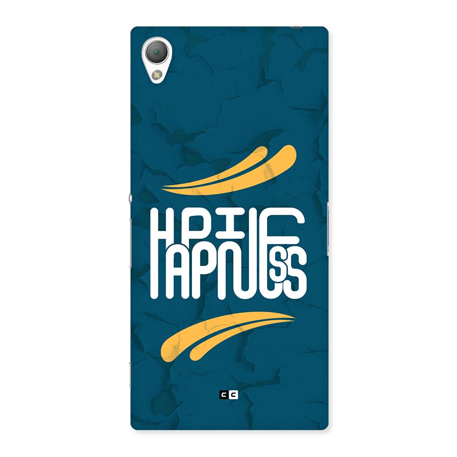 Happpiness Typography Back Case for Xperia Z3