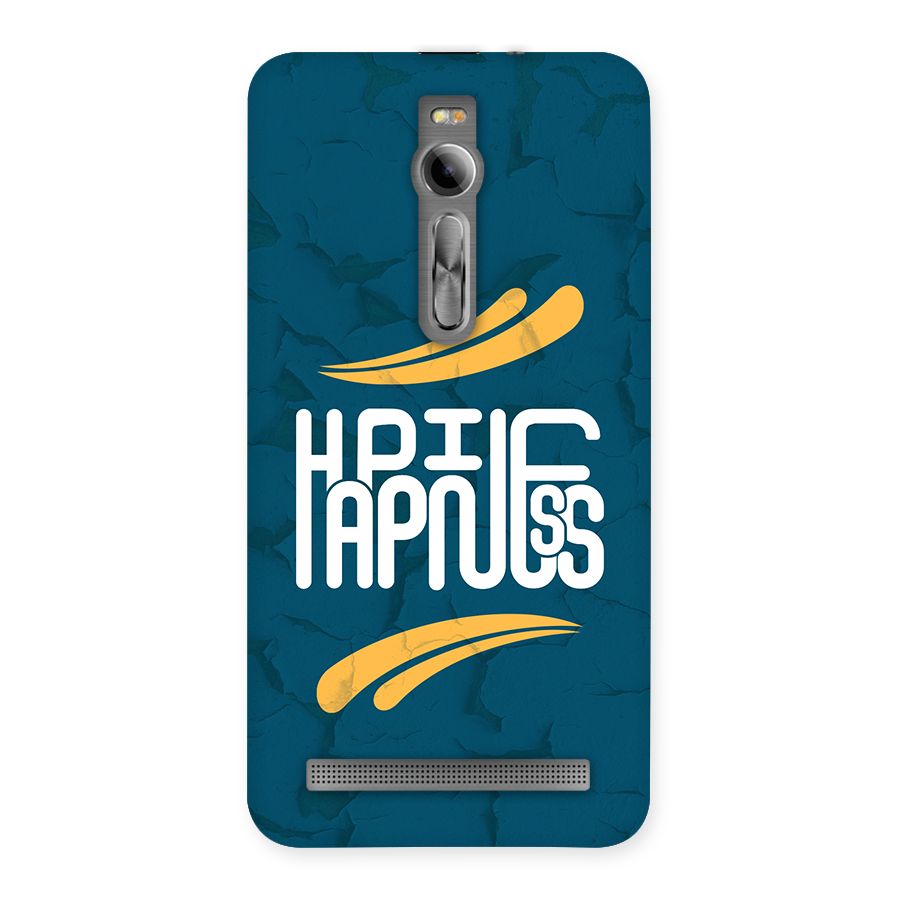 Happpiness Typography Back Case for Zenfone 2