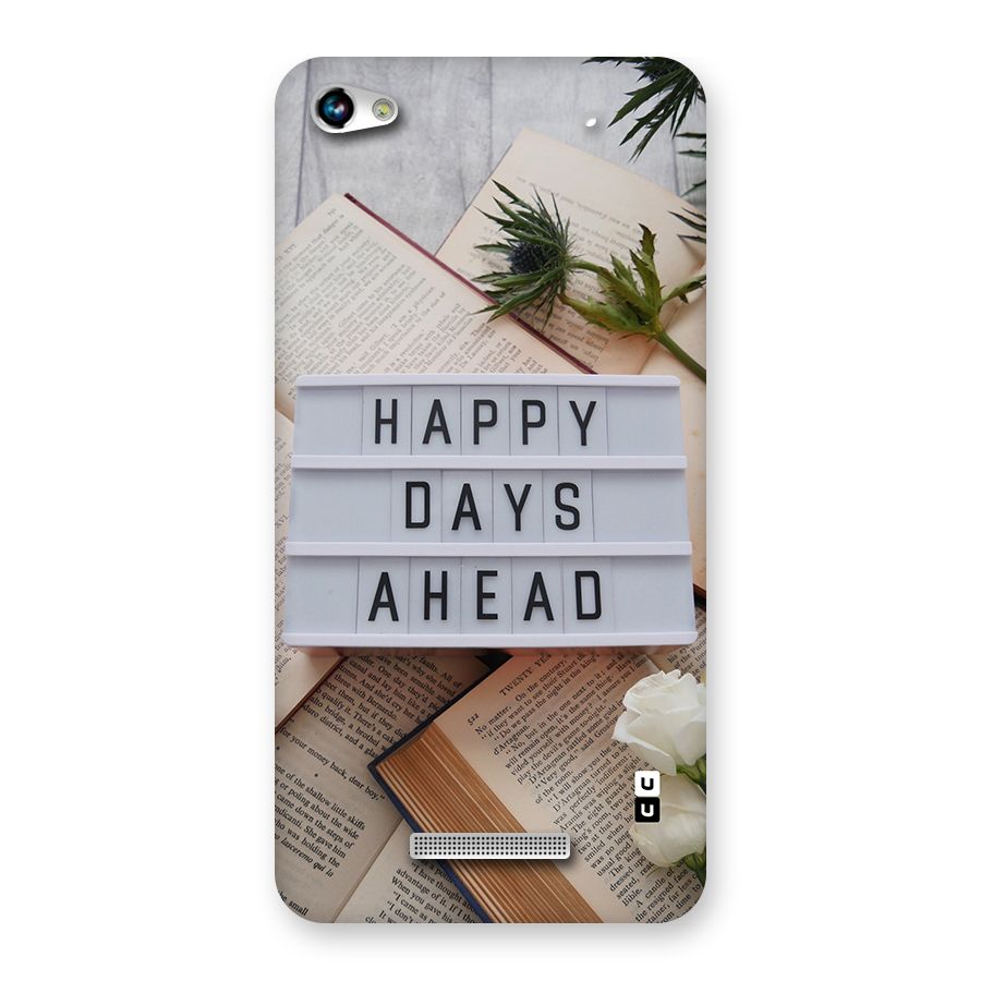 Happy Days Ahead Back Case for Canvas Hue 2 A316