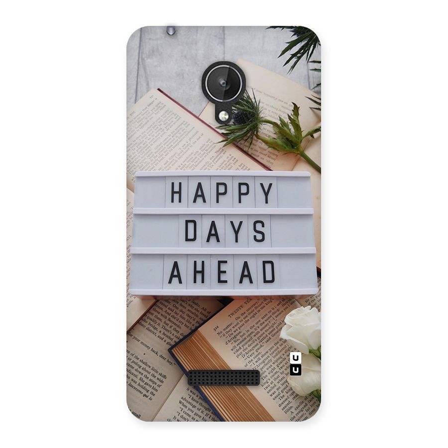 Happy Days Ahead Back Case for Canvas Spark Q380