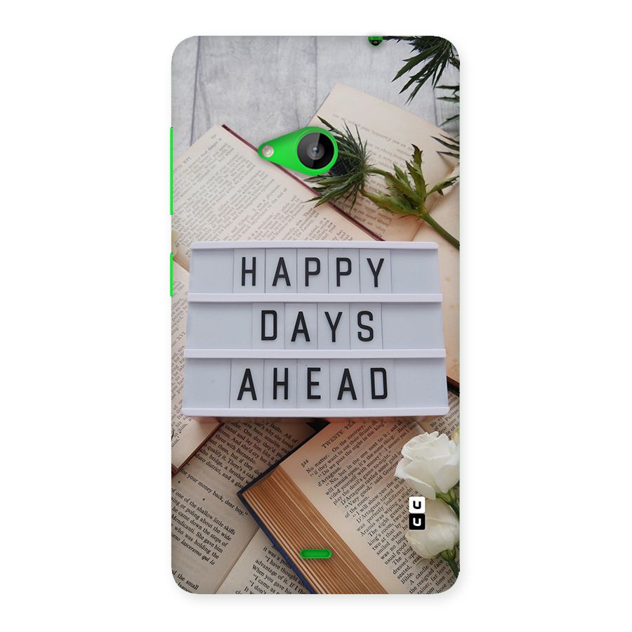 Happy Days Ahead Back Case for Lumia 535