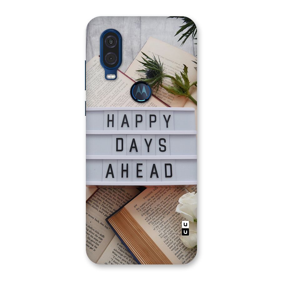 Happy Days Ahead Back Case for Motorola One Vision