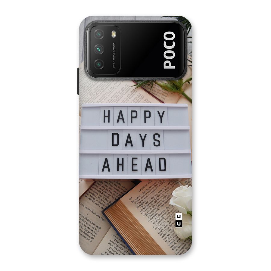 Happy Days Ahead Back Case for Poco M3