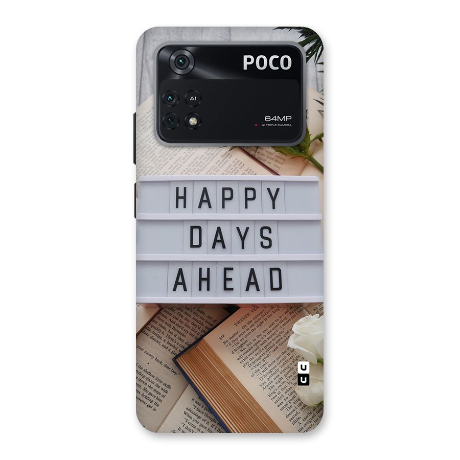 Happy Days Ahead Back Case for Poco M4 Pro 4G