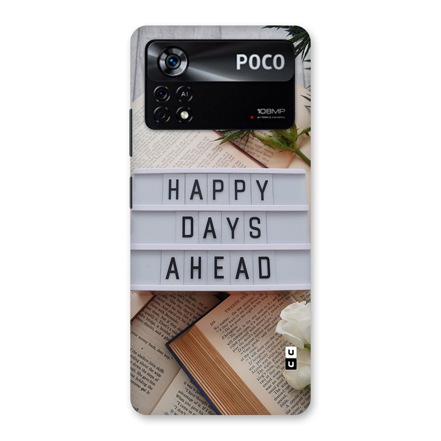 Happy Days Ahead Back Case for Poco X4 Pro 5G