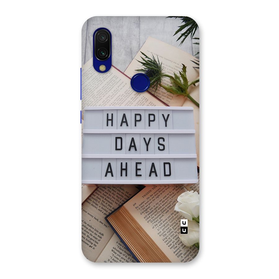 Happy Days Ahead Back Case for Redmi 7