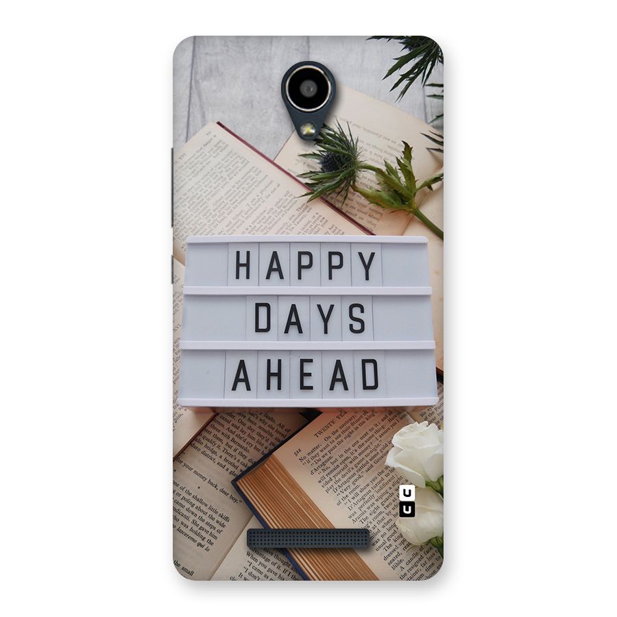 Happy Days Ahead Back Case for Redmi Note 2