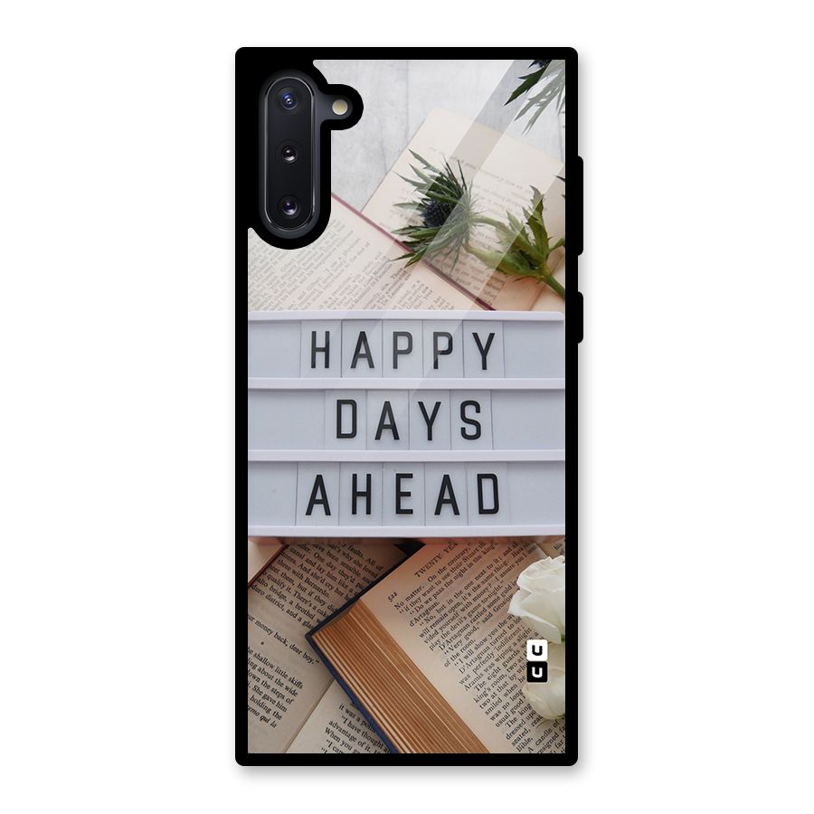 Happy Days Ahead Glass Back Case for Galaxy Note 10