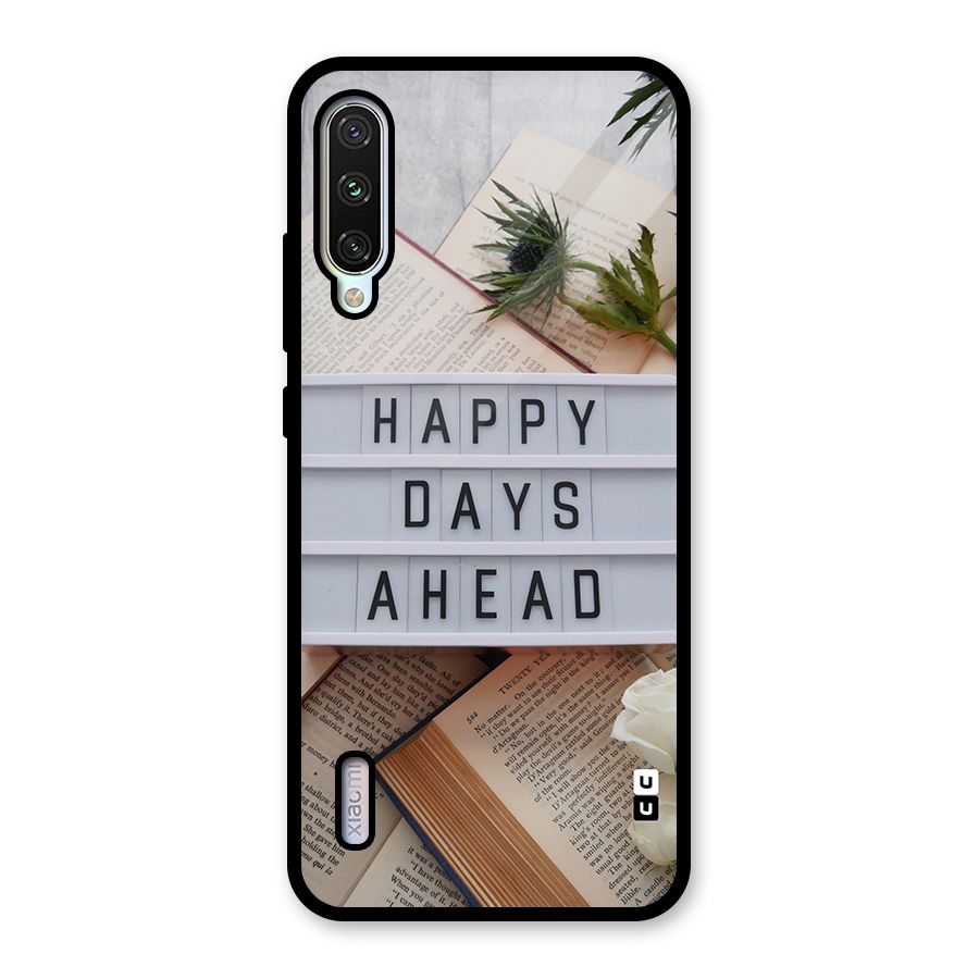 Happy Days Ahead Glass Back Case for Mi A3