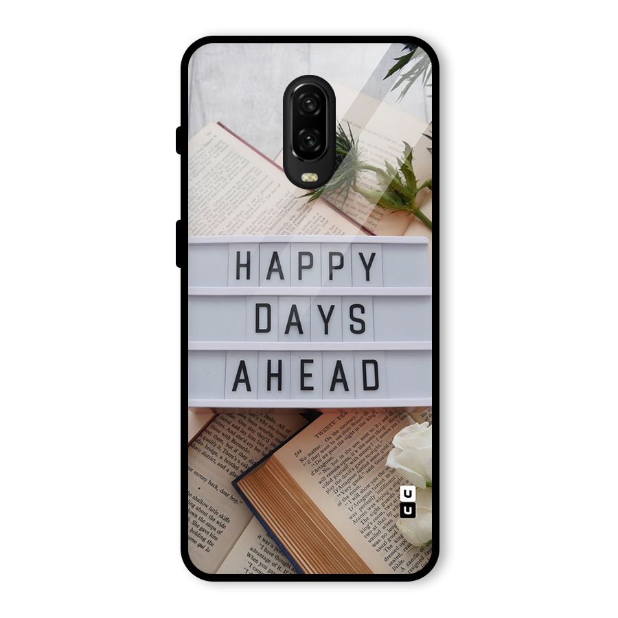 Happy Days Ahead Glass Back Case for OnePlus 6T