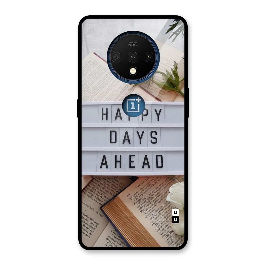 Happy Days Ahead Glass Back Case for OnePlus 7T