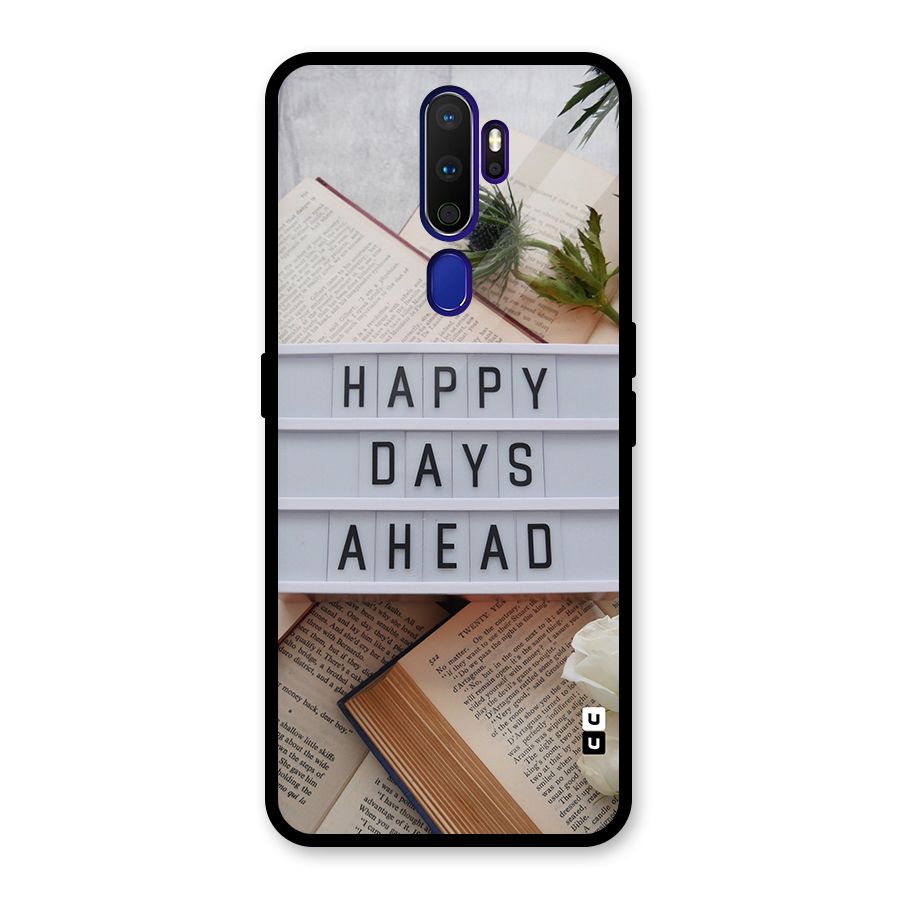 Happy Days Ahead Glass Back Case for Oppo A9 (2020)