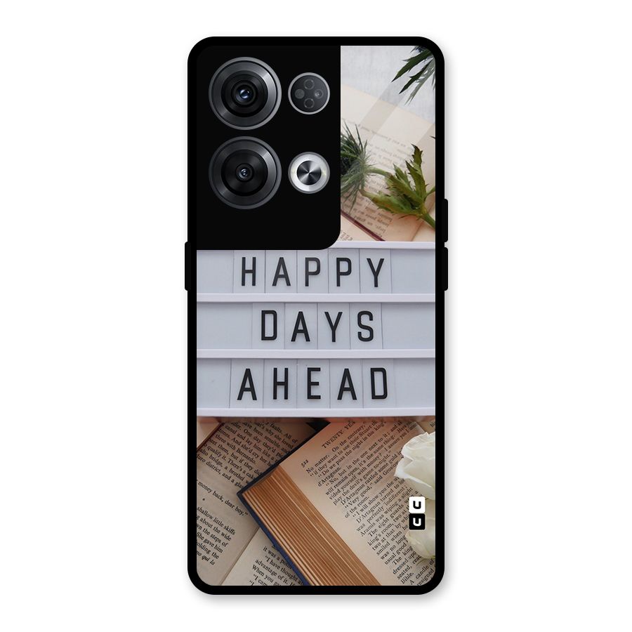 Happy Days Ahead Glass Back Case for Oppo Reno8 Pro 5G