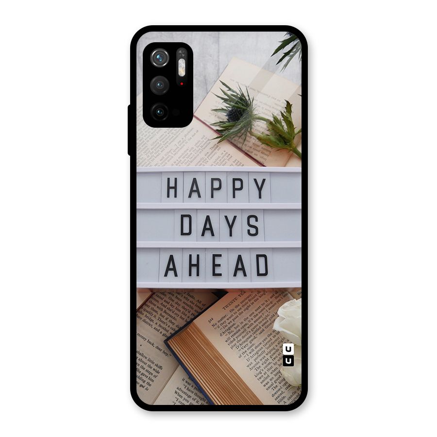 Happy Days Ahead Glass Back Case for Poco M3 Pro 5G