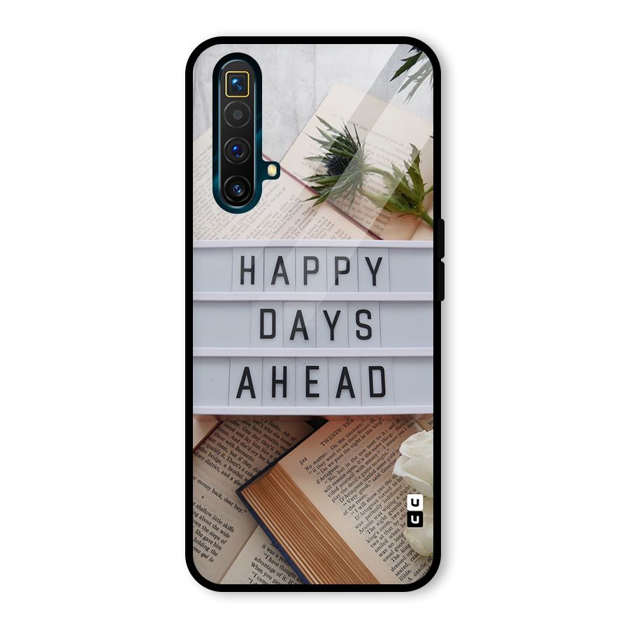 Happy Days Ahead Glass Back Case for Realme X3