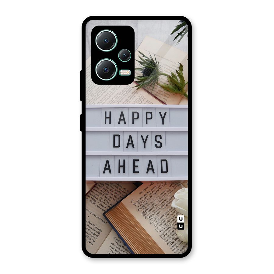 Happy Days Ahead Glass Back Case for Redmi Note 12 5G
