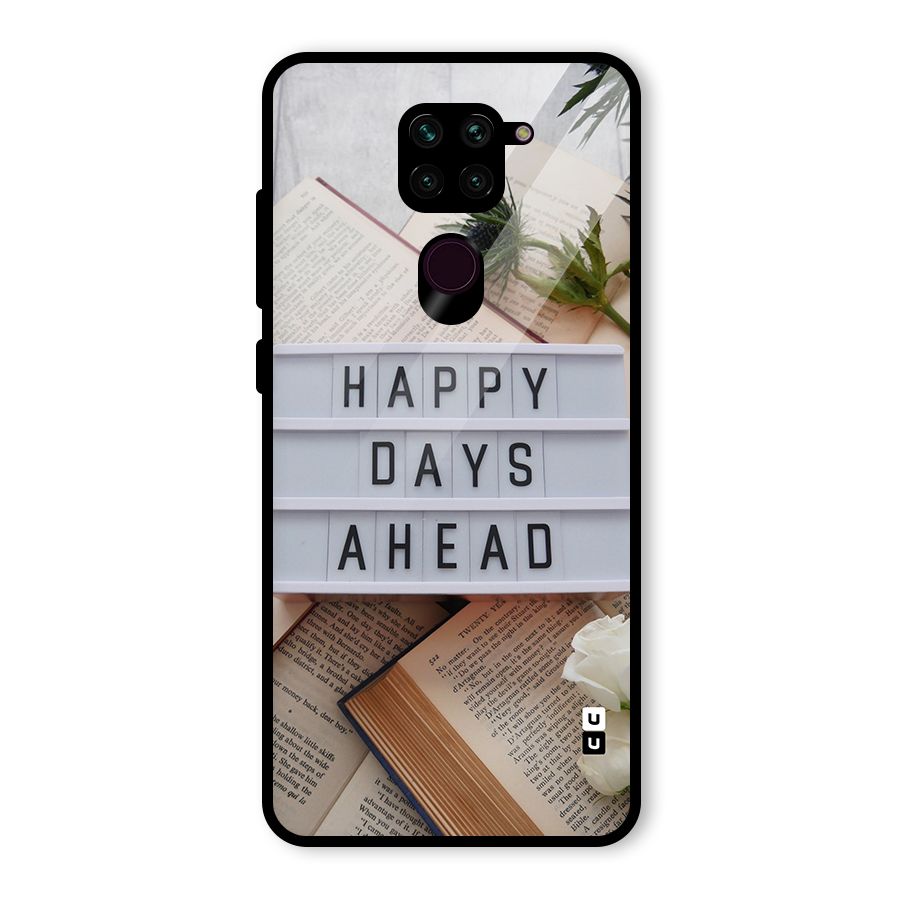 Happy Days Ahead Glass Back Case for Redmi Note 9