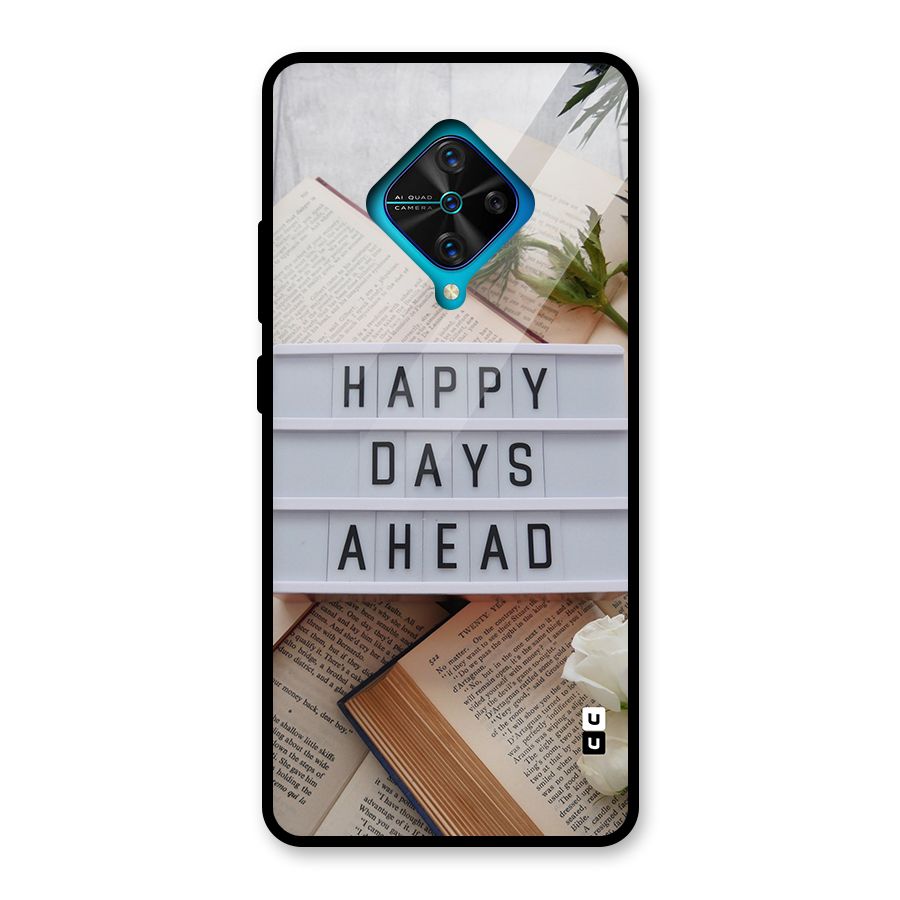 Happy Days Ahead Glass Back Case for Vivo S1 Pro