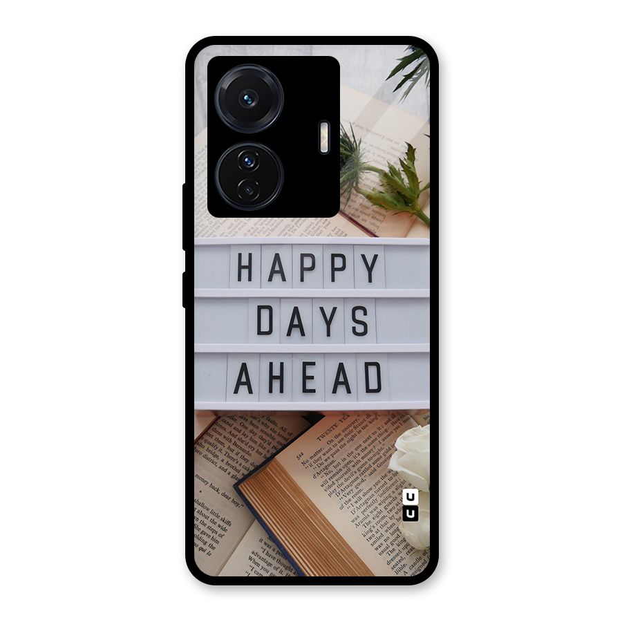 Happy Days Ahead Glass Back Case for Vivo T1 Pro