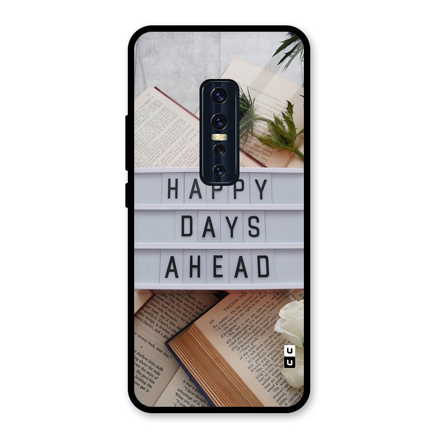 Happy Days Ahead Glass Back Case for Vivo V17 Pro