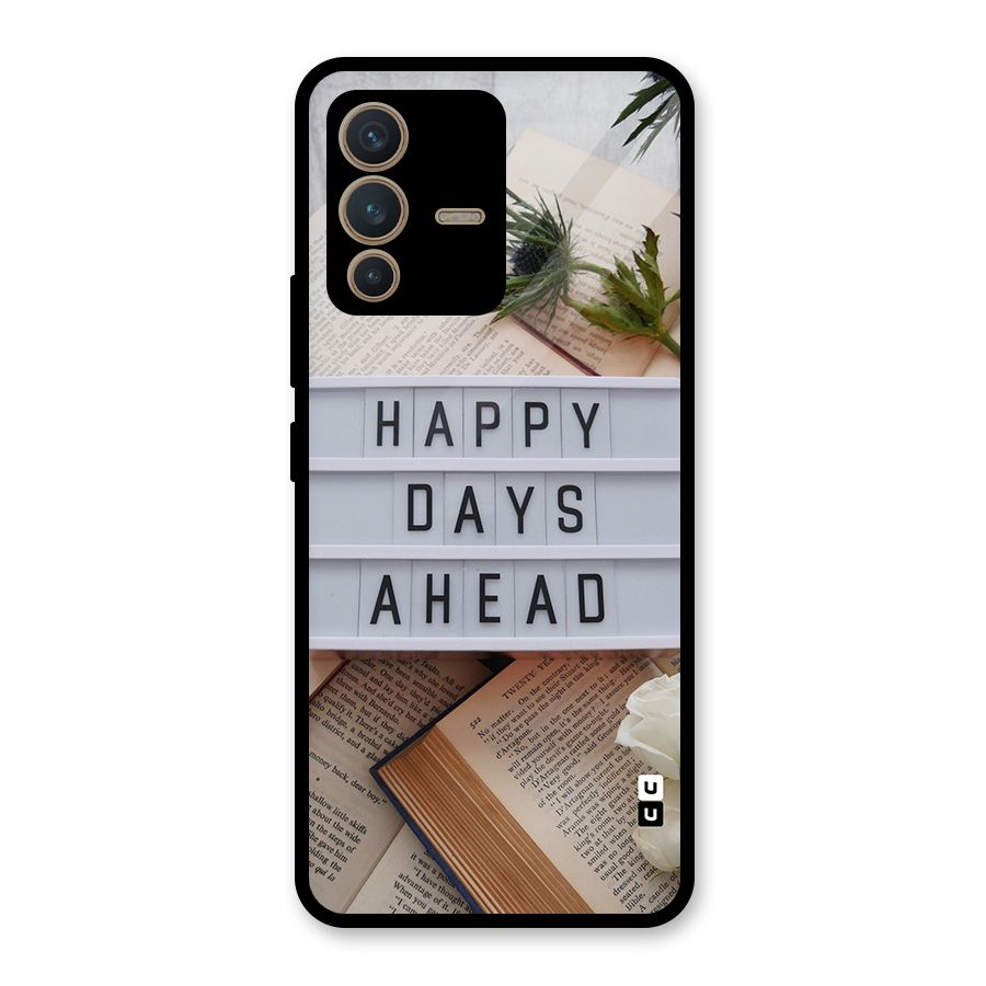 Happy Days Ahead Glass Back Case for Vivo V23 5G