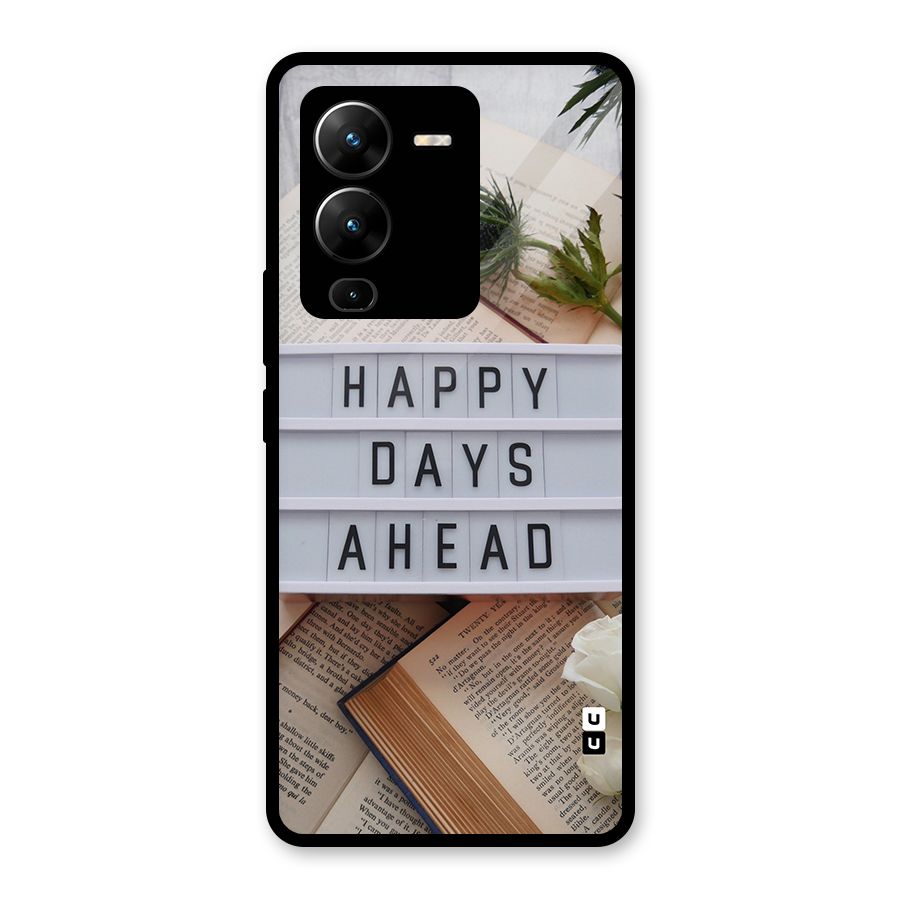 Happy Days Ahead Glass Back Case for Vivo V25 Pro