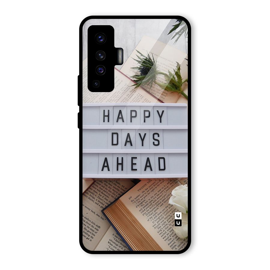 Happy Days Ahead Glass Back Case for Vivo X50