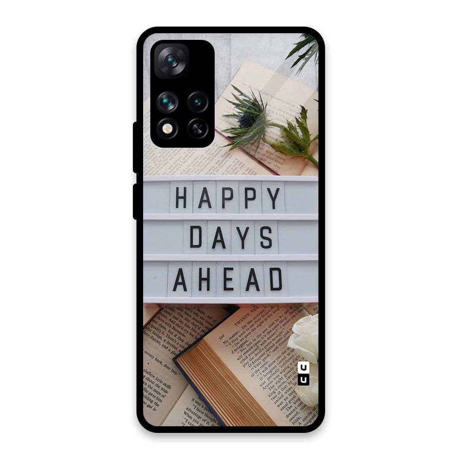 Happy Days Ahead Glass Back Case for Xiaomi 11i HyperCharge 5G