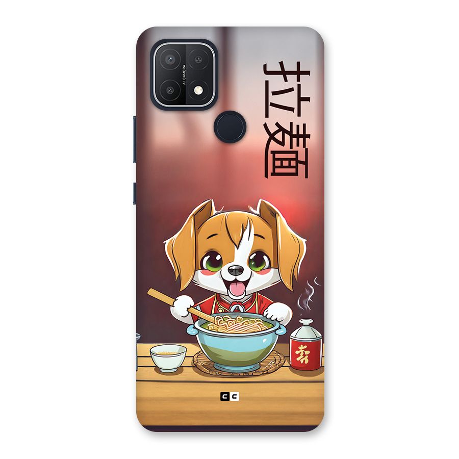 Happy Dog Cooking Back Case for Oppo A15s