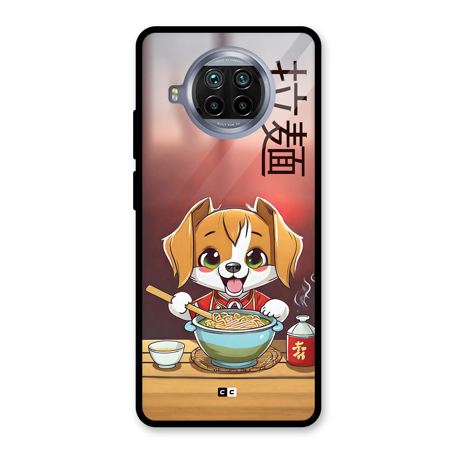 Happy Dog Cooking Glass Back Case for Mi 10i
