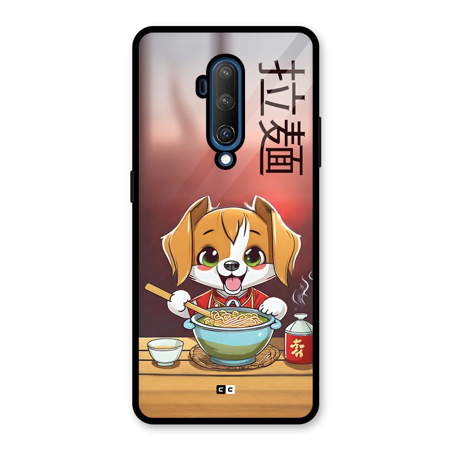 Happy Dog Cooking Glass Back Case for OnePlus 7T Pro