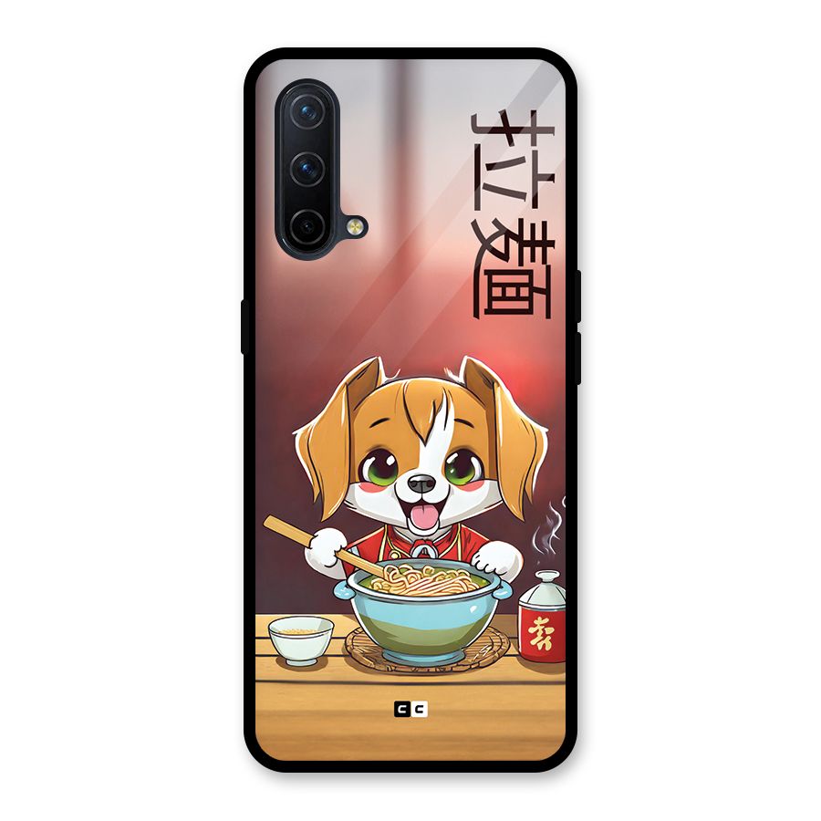 Happy Dog Cooking Glass Back Case for OnePlus Nord CE 5G