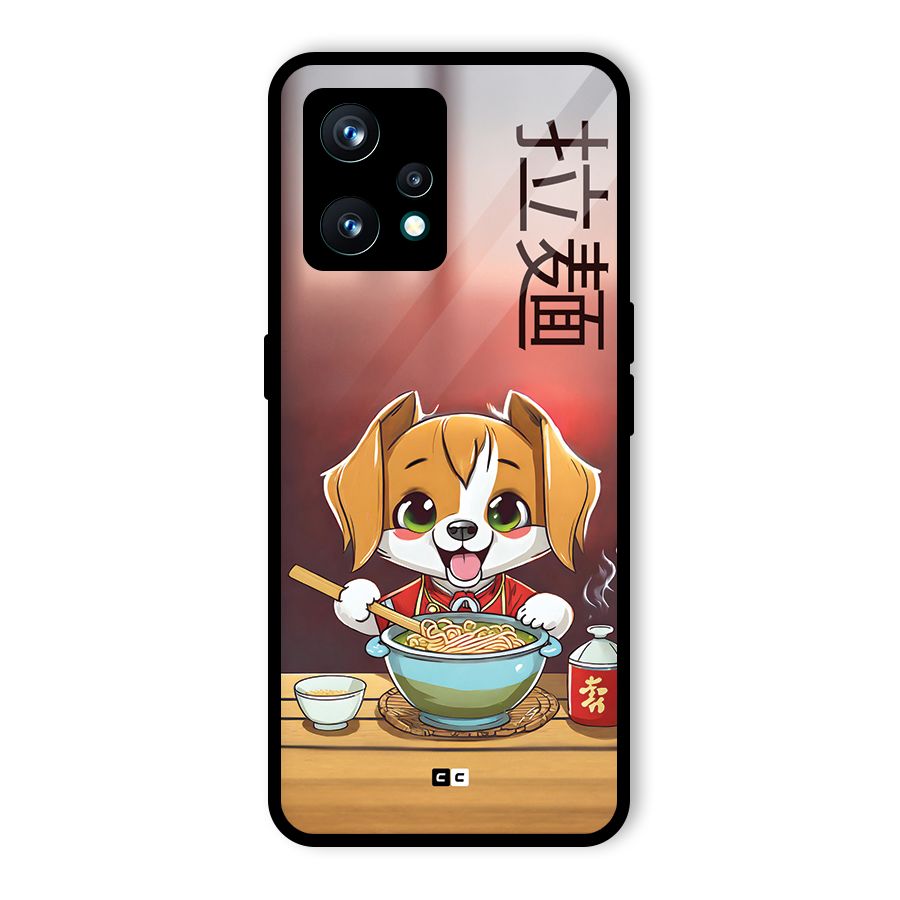 Happy Dog Cooking Glass Back Case for Realme 9 Pro Plus 5G