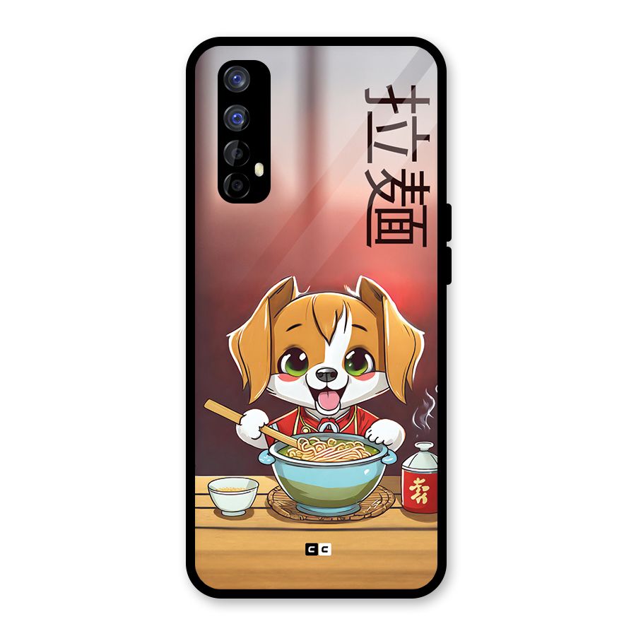 Happy Dog Cooking Glass Back Case for Realme Narzo 20 Pro