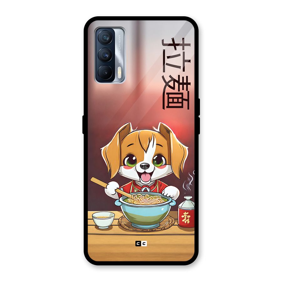 Happy Dog Cooking Glass Back Case for Realme X7