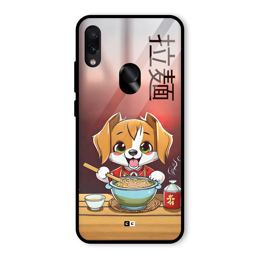 Happy Dog Cooking Glass Back Case for Redmi Note 7 Pro