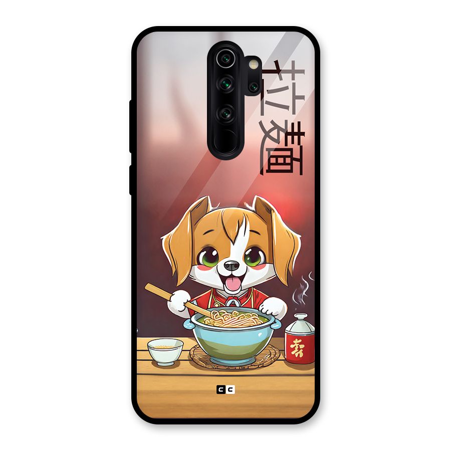 Happy Dog Cooking Glass Back Case for Redmi Note 8 Pro