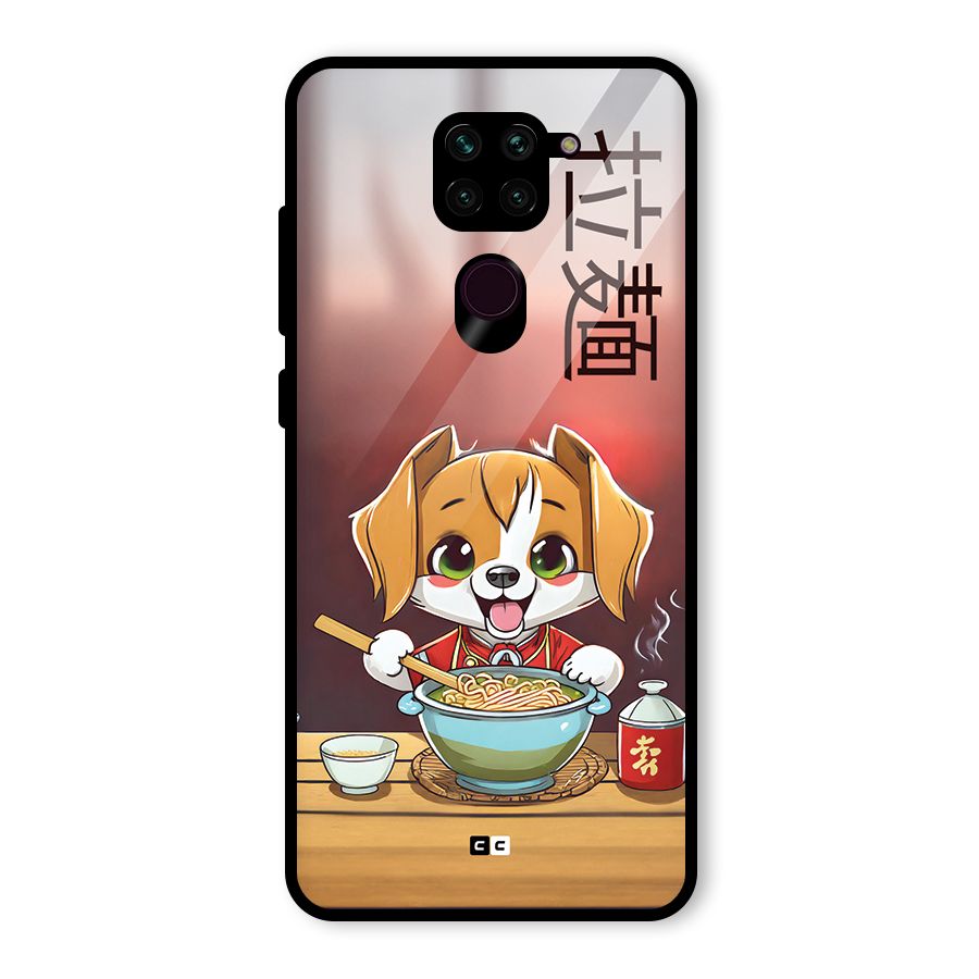 Happy Dog Cooking Glass Back Case for Redmi Note 9