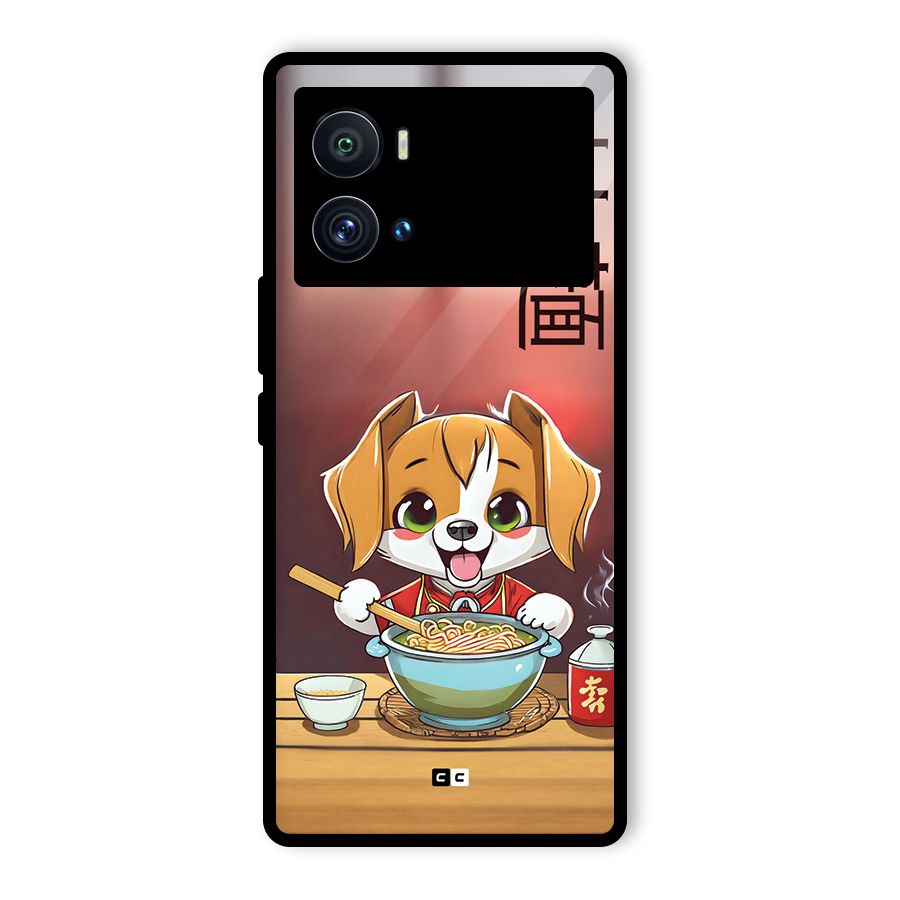 Happy Dog Cooking Glass Back Case for Vivo iQOO 9 Pro