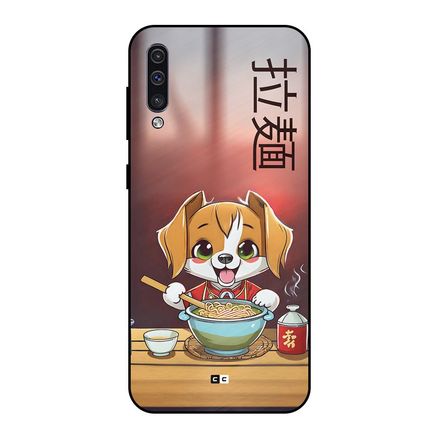 Happy Dog Cooking Metal Back Case for Galaxy A30s
