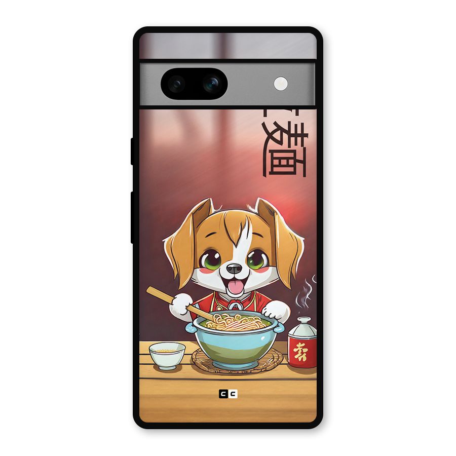 Happy Dog Cooking Metal Back Case for Google Pixel 7a