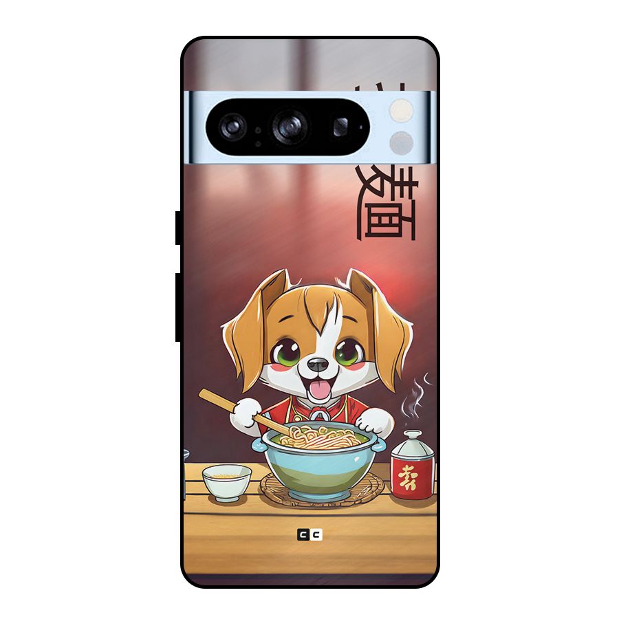 Happy Dog Cooking Metal Back Case for Google Pixel 8 Pro
