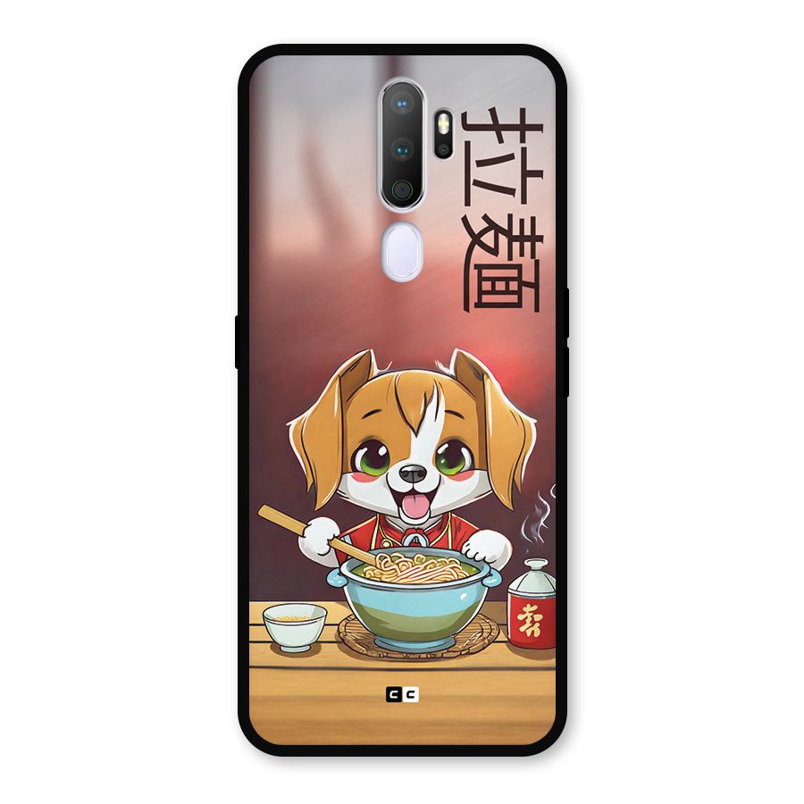 Happy Dog Cooking Metal Back Case for Oppo A5 (2020)